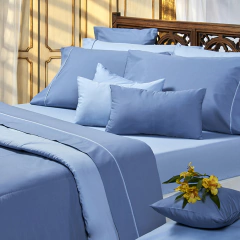 Sabana Danubio Colors 2 Plazas 200 Hilos Denim