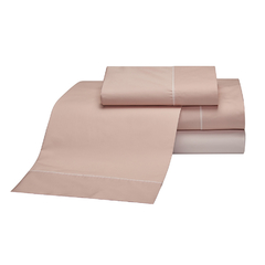 Sabana Danubio Colors 2 Plazas 200 Hilos Blush