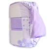 Acolchado 1 Plaza Estampado Gardisette Diseño Patchwork Flor