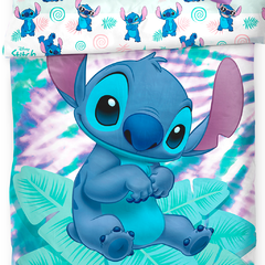 Acolchado Disney Piñata 1 Plaza Diseño Stitch