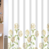 Cortina Baño Teflon Linea Estampada Diseño Antra Beige