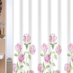 Cortina Baño Teflon Linea Estampada Diseño Antra Lila