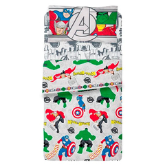 Sabana Piñata 1 Plaza Ultrasoft Licencia Diseño Avengers 3