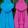 Bata de Baño Arco Iris Junior con Capucha Talle 6