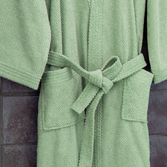 Bata de Baño Palette Crepe Talle Large Pistacho