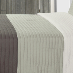 Cover Quilt Kavanagh 2 Plazas Tricolor Beiges