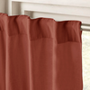 Cortina Ambiente Blackout Textil Kavanagh Color Lacre