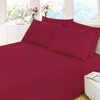 Sabana Prata Lisa 1 Plaza Color Bordo