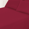 Sabana Prata Lisa 2 Plazas Color Bordo