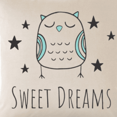 Funda de Almohadon 40x40 VH Fabrics Diseño Sweet Dreams