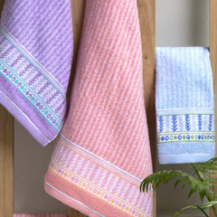 Toalla y Toallon Arco Iris 450 Jacquard Diseño Caty