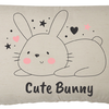 Funda de Almohadon 30x60 VH Fabrics Diseño Conejo