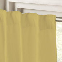 Cortina Ambiente Blackout Textil Kavanagh Color Maíz
