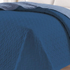 Cover Quilt Kavanagh 1 Plaza Bicolor Azul con Celeste