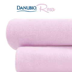 Frazada Polar Lisa Danubio Twin Size Color Rosa