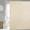 Cortina Baño Teflon Chenille Luxury Diseño Doris Natural