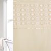 Cortina Baño Teflon Chenille Luxury Diseño Doris Natural