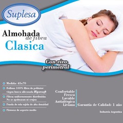 Almohada Suplesa Clasica 45 x 70