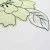 Cortina Baño Teflon Chenille Luxury Diseño Flower File