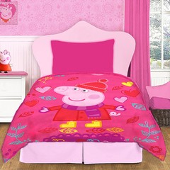 Frazada Disney Piñata Flannel 1 Plaza Diseño Peppa Pig