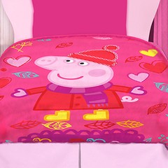 Frazada Disney Piñata Flannel 1 Plaza Diseño Peppa Pig