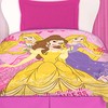Frazada Disney Piñata Flannel Fleece 1 Plaza Diseño Princesas