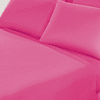 Sabana Prata Lisa 2 Plazas Color Fucsia