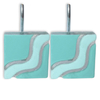 Ganchos para Cortina de Baño Resina Gardisette Diseño Onda