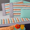 Sabana Arco Iris con Embozo Queen Size 100x100 Algodon Diseño Glasgow
