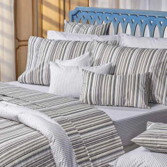 Sabana Danubio Entrelineas King Size Diseño Vivaldi