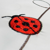 Cortina Baño Teflon Chenille Luxury Diseño Lady Bug
