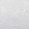 Cortina Baño Teflon Chenille Luxury Diseño Lulla Blanco Blanco