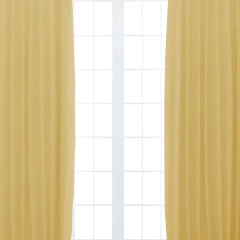 Cortina Ambiente Blackout Textil Kavanagh Color Maíz