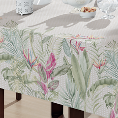 Mantel Fantasia Rectangular 2,00 mts Diseño Flora