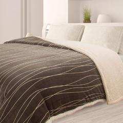 Acolchado Corderito Estampado King Size Kavanagh Diseño Melburn