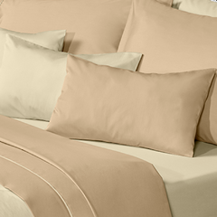 Sabana Danubio Colors 2 Plazas 200 Hilos Color Mojave