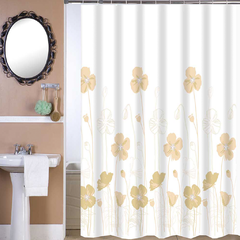 Cortina Baño Teflon Linea Estampada Diseño Moni Beige