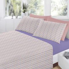 Sabana Fantasia 2 Plazas 100x100 Algodon Diseño Paris
