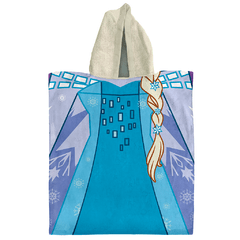 Poncho de Toalla Microfibra Disney Piñata Diseño Frozen
