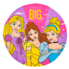 Toallon Piñata Redondo Microfibra Diseño Princesas