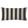 Funda de Almohadon 30x60 VH Fabrics Diseño Raya Vertical Negra