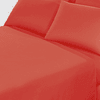 Sabana Prata Lisa 1 Plaza Color Rojo