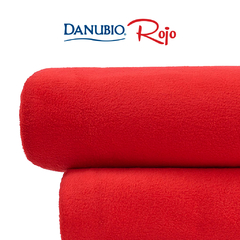 Frazada Polar Lisa Danubio King Size Color Rojo
