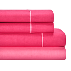 Sabana Danubio Colors 2 Plazas Rosa