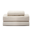 Sabana Arco Iris Lisa con Embozo King Size 100x100 Algodon Color Crema