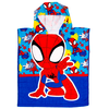 Poncho de Toalla Microfibra Disney Piñata Diseño Spidey