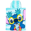 Poncho de Toalla Microfibra Disney Piñata Diseño Stitch