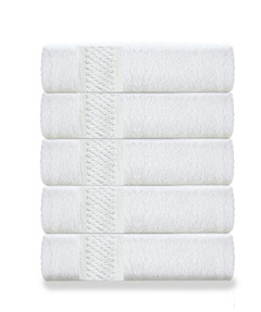 Toalla y Toallon Seclar Platino Color Blanco