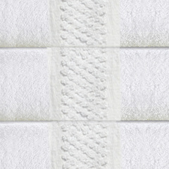 Toalla y Toallon Seclar Platino Color Blanco