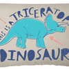 Funda de Almohadon 30x60 VH Fabrics Diseño Triceratops